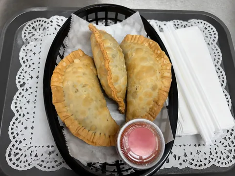 Hand-folded fried empanadas